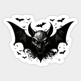 black bat night Sticker